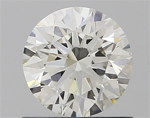 Picture of Natural Diamond 0.73 Carats, Round with Excellent Cut, I Color, VS2 Clarity and Certified by GIA
