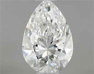 Picture of Natural Diamond 0.41 Carats, Pear with  Cut, G Color, VVS1 Clarity and Certified by GIA
