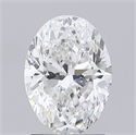 Natural Diamond 1.51 Carats, Oval with  Cut, E Color, SI2 Clarity and Certified by GIA