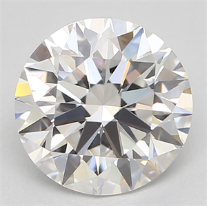 Picture of Natural Diamond 1.08 Carats, Round with Excellent Cut, F Color, VVS1 Clarity and Certified by GIA