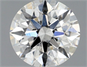 Natural Diamond 0.60 Carats, Round with Excellent Cut, F Color, SI2 Clarity and Certified by GIA