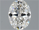 Natural Diamond 1.01 Carats, Oval with  Cut, F Color, VVS2 Clarity and Certified by GIA