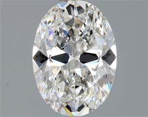 Picture of Natural Diamond 1.01 Carats, Oval with  Cut, F Color, VVS2 Clarity and Certified by GIA