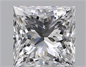 Diamante Natural 0.72 quilates, Princesa , Color D, claridad VS1 y certificado GIA