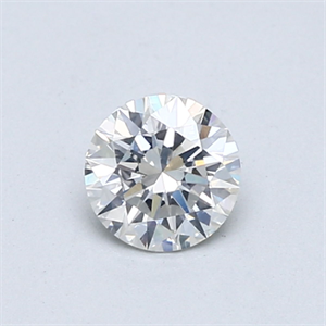 Foto Diamante Natural 0.53 quilates, Redondo , Color H, claridad SI1 y certificado GIA de