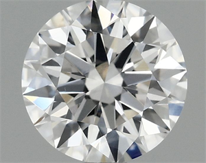 Picture of Lab Grown Diamond 0.97 Carats, Round with Ideal Cut, D Color, VVS2 Clarity and Certified by IGI