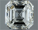 Natural Diamond 1.01 Carats, Asscher with  Cut, I Color, VVS1 Clarity and Certified by IGI