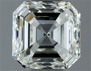 Picture of Natural Diamond 1.01 Carats, Asscher with  Cut, I Color, VVS1 Clarity and Certified by IGI