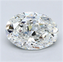 Diamante Natural 2.62 quilates, Ovalado , Color G, claridad VS2 y certificado GIA