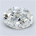 Diamante Natural 2.62 quilates, Ovalado , Color G, claridad VS2 y certificado GIA