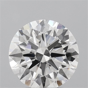 Picture of Lab Grown Diamond 2.53 Carats, Round with Excellent Cut, E Color, VVS2 Clarity and Certified by IGI
