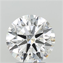 Lab Grown Diamond 3.10 Carats, Round with Ideal Cut, E Color, VVS2 Clarity and Certified by IGI