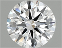 Del inventario de diamantes de laboratorio, 1.10 quilates, Redondo , Color E, claridad VVS2 y certificado IGI