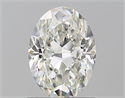 Natural Diamond 1.01 Carats, Oval with  Cut, I Color, SI1 Clarity and Certified by GIA