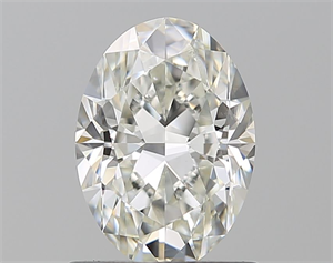 Picture of Natural Diamond 1.01 Carats, Oval with  Cut, I Color, SI1 Clarity and Certified by GIA