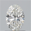 Diamante Natural 0.74 quilates, Ovalado , Color G, claridad VVS2 y certificado GIA