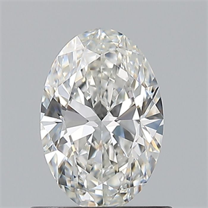 Foto Diamante Natural 0.74 quilates, Ovalado , Color G, claridad VVS2 y certificado GIA de