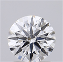 Lab Grown Diamond 1.06 Carats, Round with Ideal Cut, D Color, VVS1 Clarity and Certified by IGI
