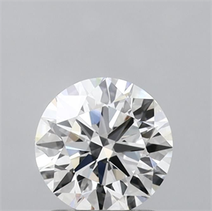 Picture of Lab Grown Diamond 1.24 Carats, Round with Ideal Cut, D Color, VVS2 Clarity and Certified by IGI
