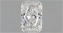 Diamante Natural 0.41 quilates, Radiante , Color F, claridad VS2 y certificado GIA