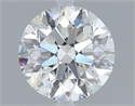 Natural Diamond 1.50 Carats, Round with Excellent Cut, F Color, VVS2 Clarity and Certified by IGI