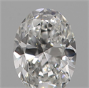 Natural Diamond 0.18 Carats, Oval with  Cut, G Color, IF Clarity and Certified by GIA
