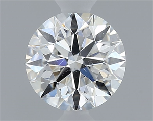 Picture of Natural Diamond 0.40 Carats, Round with Excellent Cut, F Color, SI1 Clarity and Certified by GIA