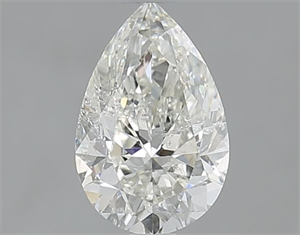 Picture of Natural Diamond 1.01 Carats, Pear with  Cut, H Color, SI2 Clarity and Certified by IGI