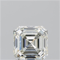 Diamante Natural 1.51 quilates, Asscher , Color K, claridad VVS2 y certificado GIA