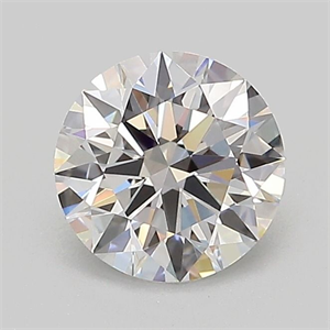 Picture of Lab Grown Diamond 1.05 Carats, Round with Ideal Cut, D Color, VVS2 Clarity and Certified by IGI