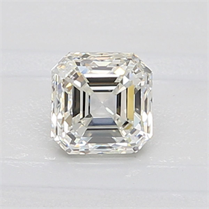 Foto Diamante Natural 0.70 quilates, Asscher , Color J, claridad VVS2 y certificado GIA de