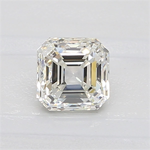 Picture of Natural Diamond 0.70 Carats, Asscher with  Cut, J Color, VVS2 Clarity and Certified by GIA