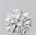 Natural Diamond 1.01 Carats, Round with Excellent Cut, H Color, I1 Clarity and Certified by GIA