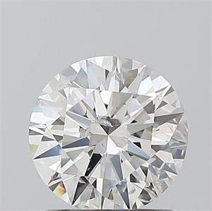Picture of Natural Diamond 1.01 Carats, Round with Excellent Cut, H Color, I1 Clarity and Certified by GIA