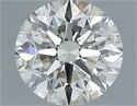 Natural Diamond 1.01 Carats, Round with Excellent Cut, K Color, SI1 Clarity and Certified by IGI