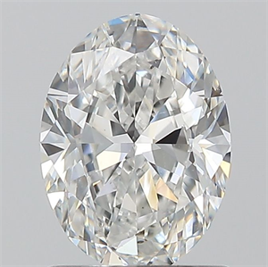 Picture of Natural Diamond 1.01 Carats, Oval with  Cut, E Color, SI1 Clarity and Certified by GIA