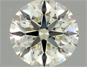Natural Diamond 0.76 Carats, Round with Excellent Cut, M Color, SI2 Clarity and Certified by GIA