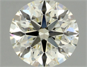 Natural Diamond 0.76 Carats, Round with Excellent Cut, M Color, SI2 Clarity and Certified by GIA