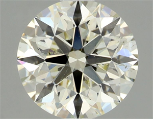 Picture of Natural Diamond 0.76 Carats, Round with Excellent Cut, M Color, SI2 Clarity and Certified by GIA
