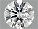 Lab Grown Diamond 0.96 Carats, Round with Ideal Cut, D Color, VVS2 Clarity and Certified by IGI