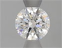 Natural Diamond 0.51 Carats, Round with Excellent Cut, F Color, SI1 Clarity and Certified by GIA