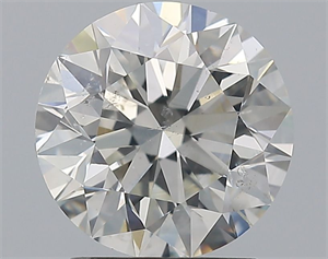 Foto Diamante Natural 2.01 quilates, Redondo , Color I, claridad SI2 y certificado GIA de