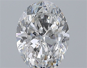 Foto Diamante Natural 1.20 quilates, Ovalado , Color E, claridad SI2 y certificado GIA de