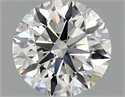 Lab Grown Diamond 1.37 Carats, Round with Excellent Cut, E Color, VS1 Clarity and Certified by IGI