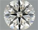 Natural Diamond 0.41 Carats, Round with Excellent Cut, H Color, VS1 Clarity and Certified by GIA