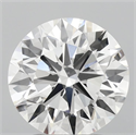 Lab Grown Diamond 2.64 Carats, Round with Excellent Cut, E Color, VVS2 Clarity and Certified by IGI