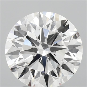 Picture of Lab Grown Diamond 2.64 Carats, Round with Excellent Cut, E Color, VVS2 Clarity and Certified by IGI