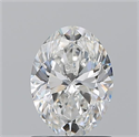 Natural Diamond 1.21 Carats, Oval with  Cut, G Color, SI1 Clarity and Certified by GIA
