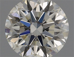 Picture of Natural Diamond 0.42 Carats, Round with Excellent Cut, I Color, VS2 Clarity and Certified by GIA