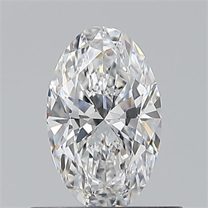 Picture of Natural Diamond 0.50 Carats, Oval with  Cut, D Color, VS2 Clarity and Certified by GIA